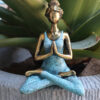 Yoga Lady - Bronze & Turquoise