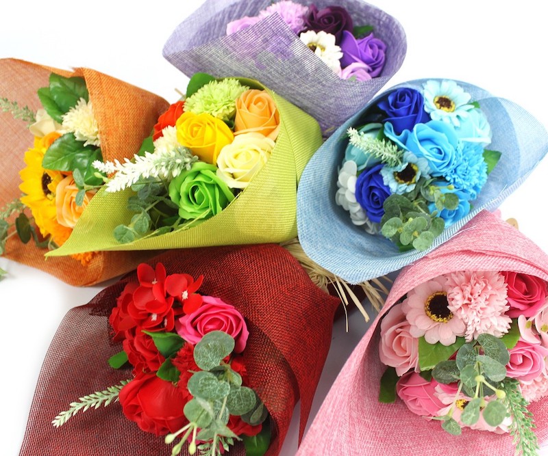 Standing Soap Flower Bouquets