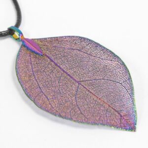 Real Leaf Jewellery - Lavender Necklace