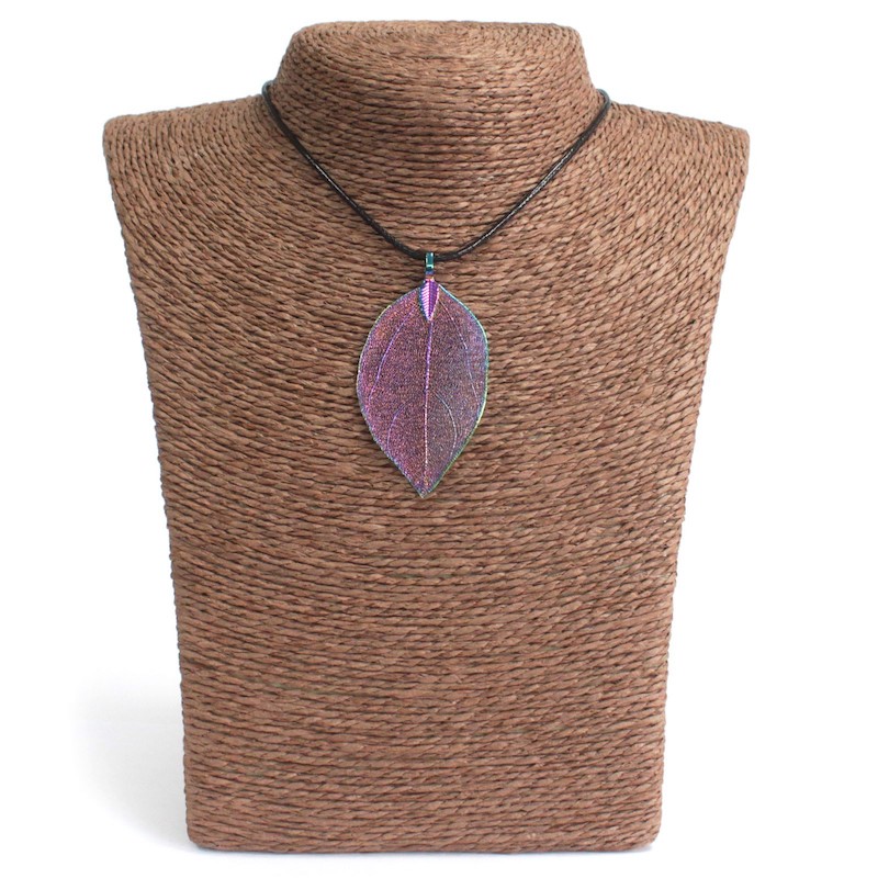 real-leaf-jewellery-necklace-lavender2 Real Leaf Jewellery - Lavender Necklace