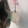 Real Leaf Jewellery - Earrings - Lavender