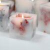 Enchanted Glowing Soy Candle - Rose - small square